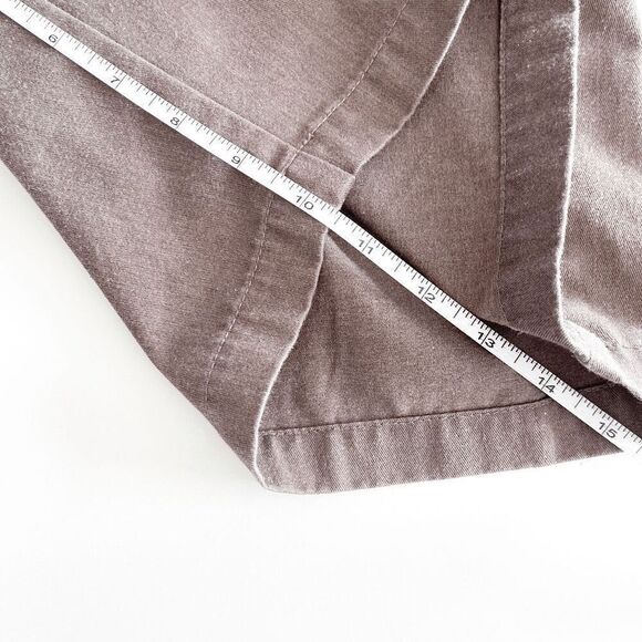 Billabong Mens Shorts Zip Up Flat Front Closure Casual Chino Brown Size 36 - Picture 4 of 7